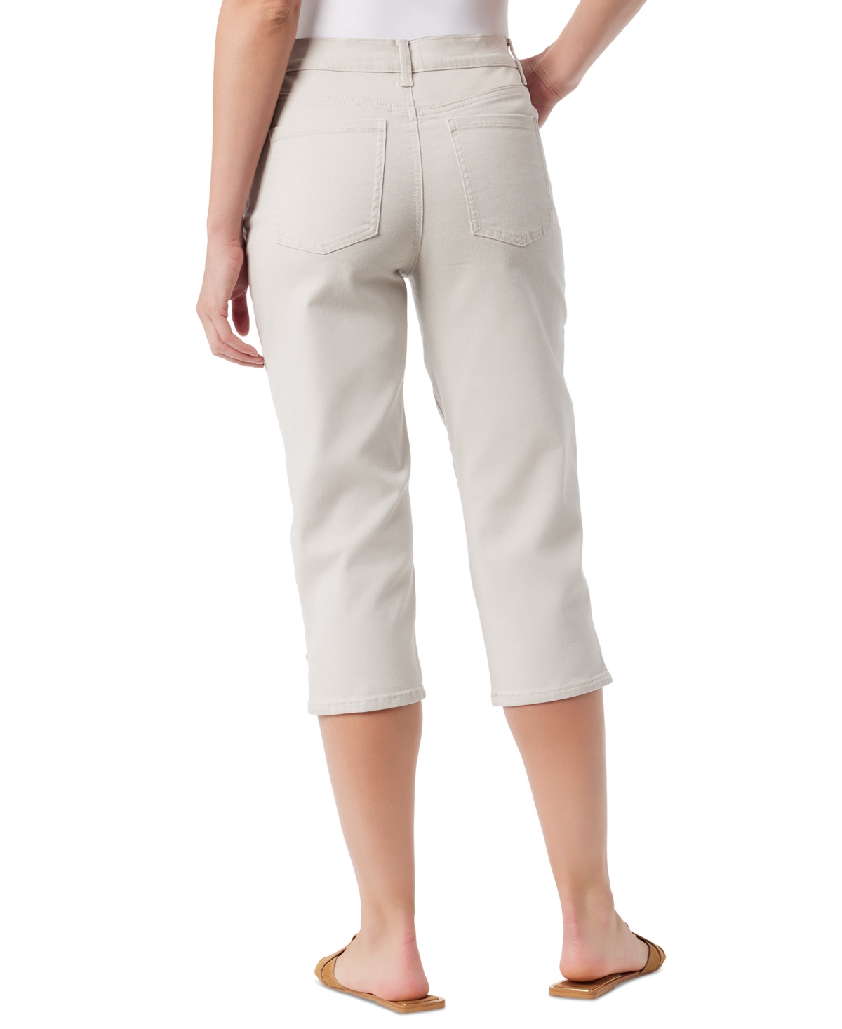 Gloria Vanderbilt Petite Amanda High-Rise Capri Jeans
