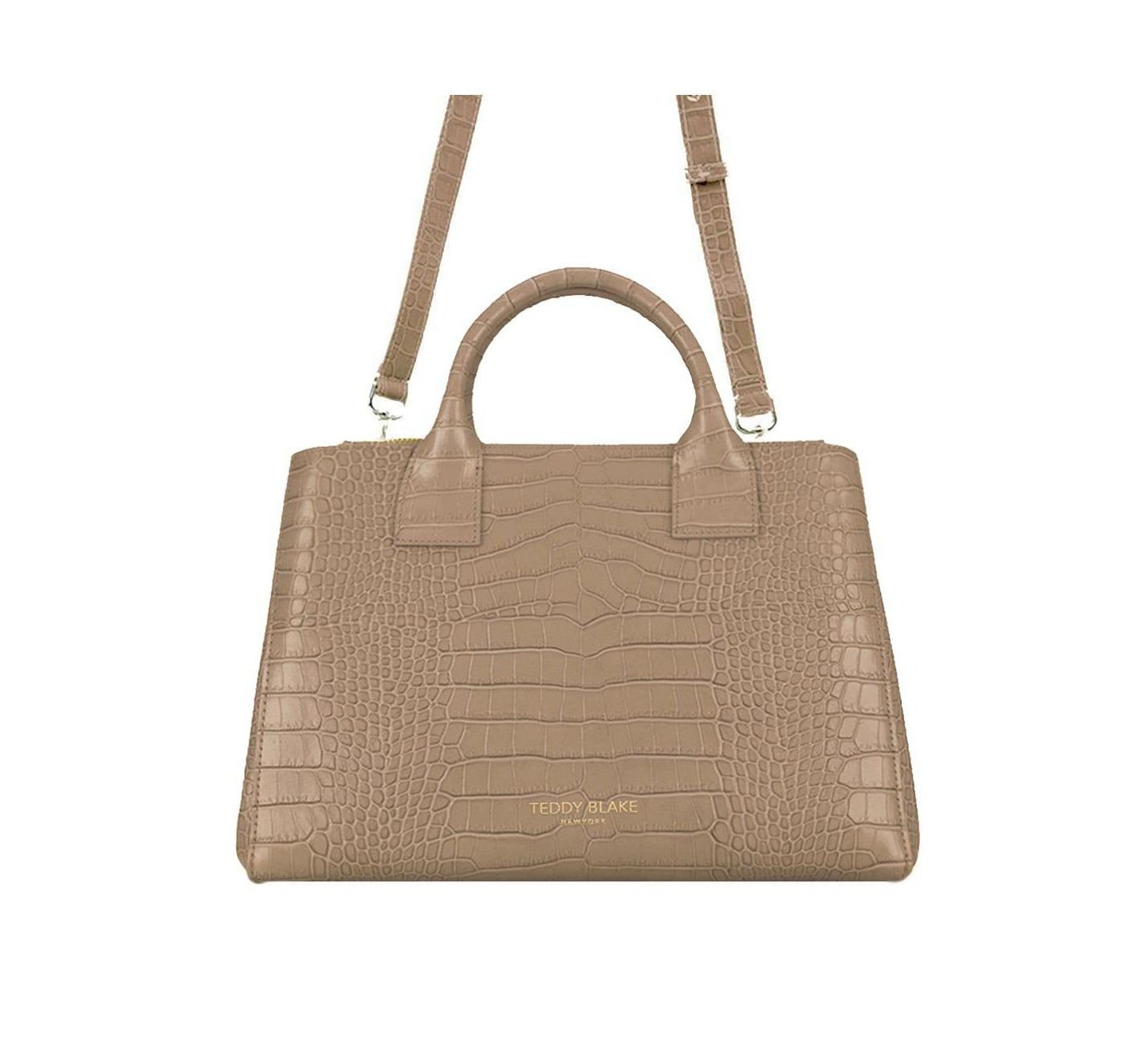 Женская сумка Teddy Blake Bella Croco 15", цвет: Кремовый — фото 3