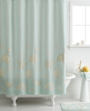 Avanti Bath, Sequin Shells 72" x 72" Shower Curtain Bedding