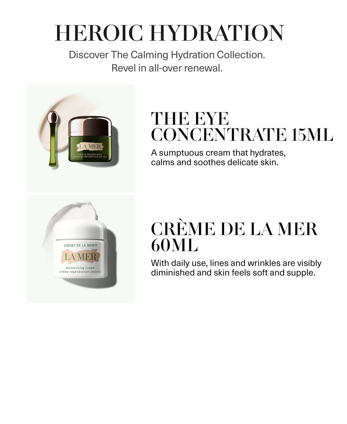 La Mer 2-pc. The Calming Hydration Skincare Set In No Color