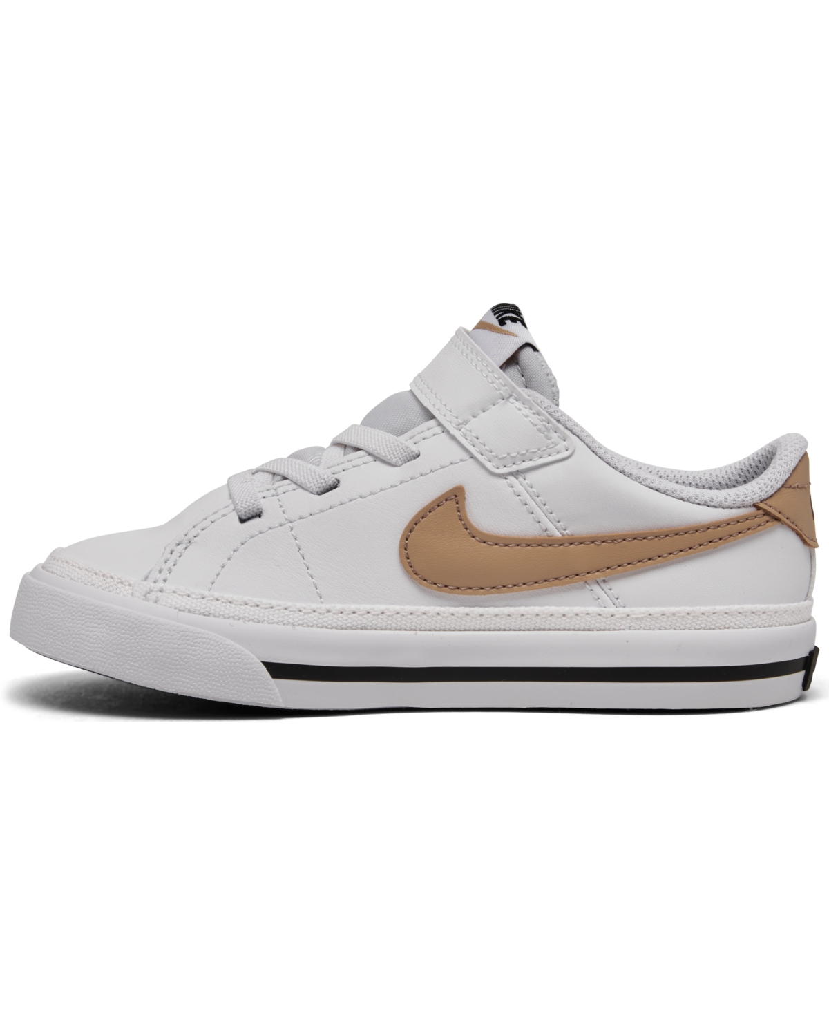 Nike Toddler Kid's Court Legacy Stay-Put Closure Casual Sneakers from Finish Line -hemp