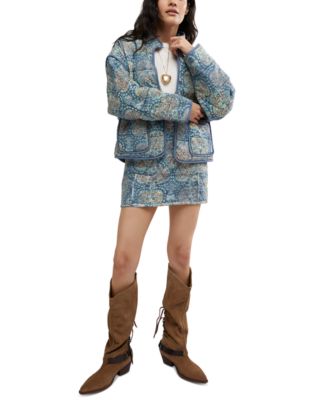 Women's Chloe Cotton Floral Quilted Jacket