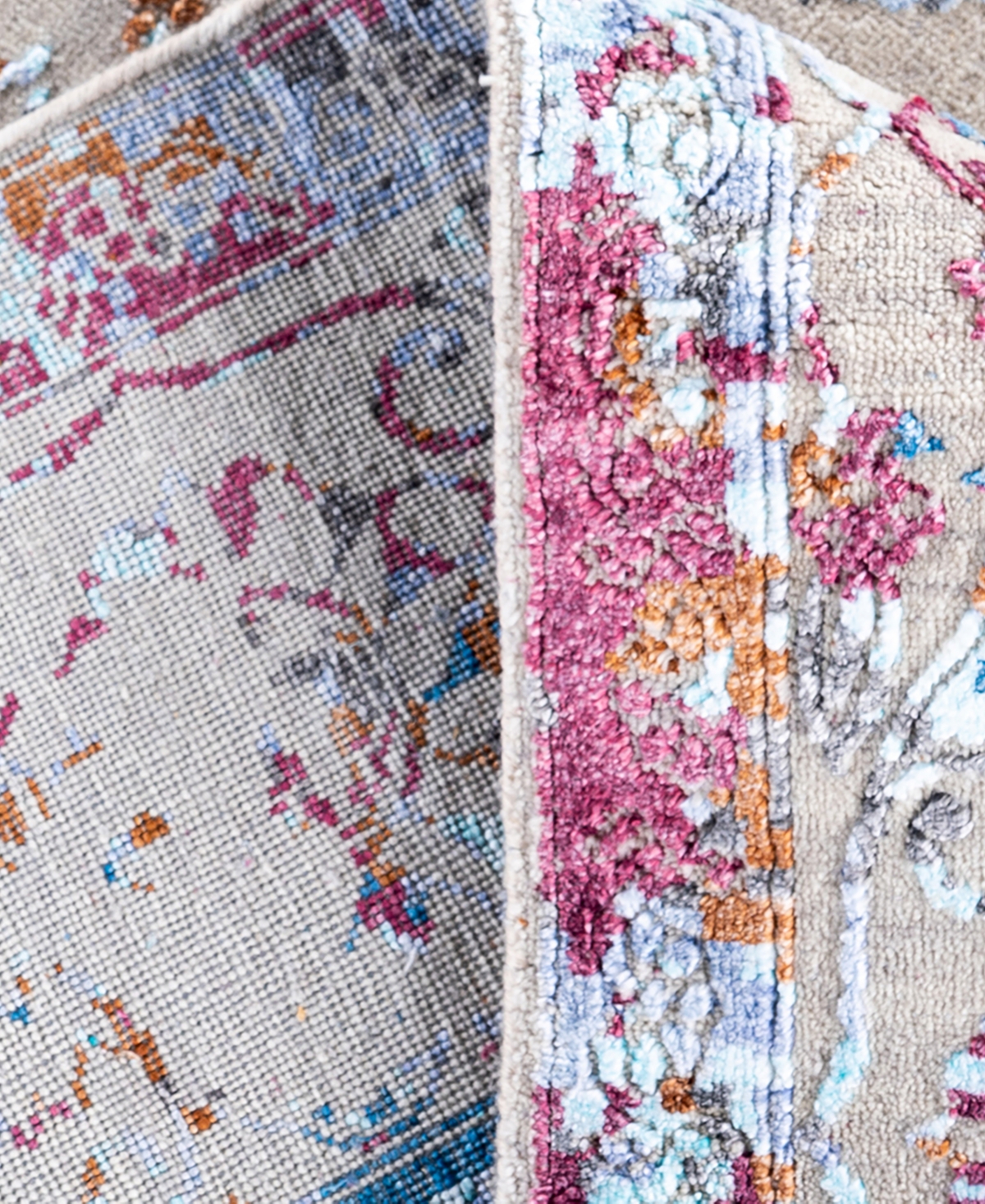 Adorn Hand Woven Rugs Indian Ooak M8408 8'1''x10'1'' Area Rug
