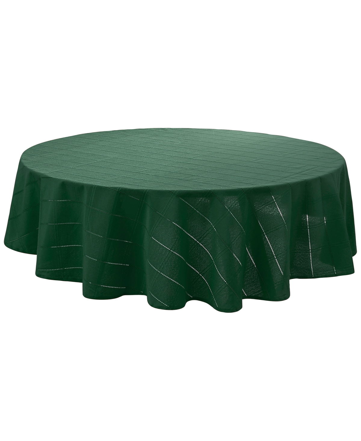 Izod Chadwick Tablecloth 70" Round In Green