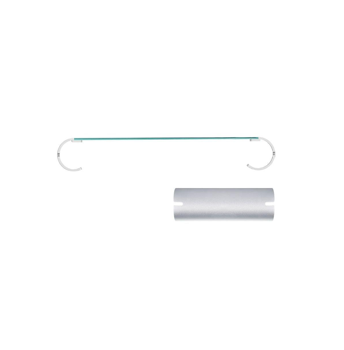 j5create JUT125 Monitor Stand - Shiny silver with a sleek gleam