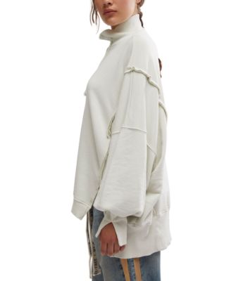 Women's Camden Henley Balloon-Sleeve Top