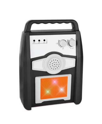 Kids Electric Musical Guitar Toy Play Set w/ 6 Demo Songs, Whammy Bar, Microphone, Amp, AUX