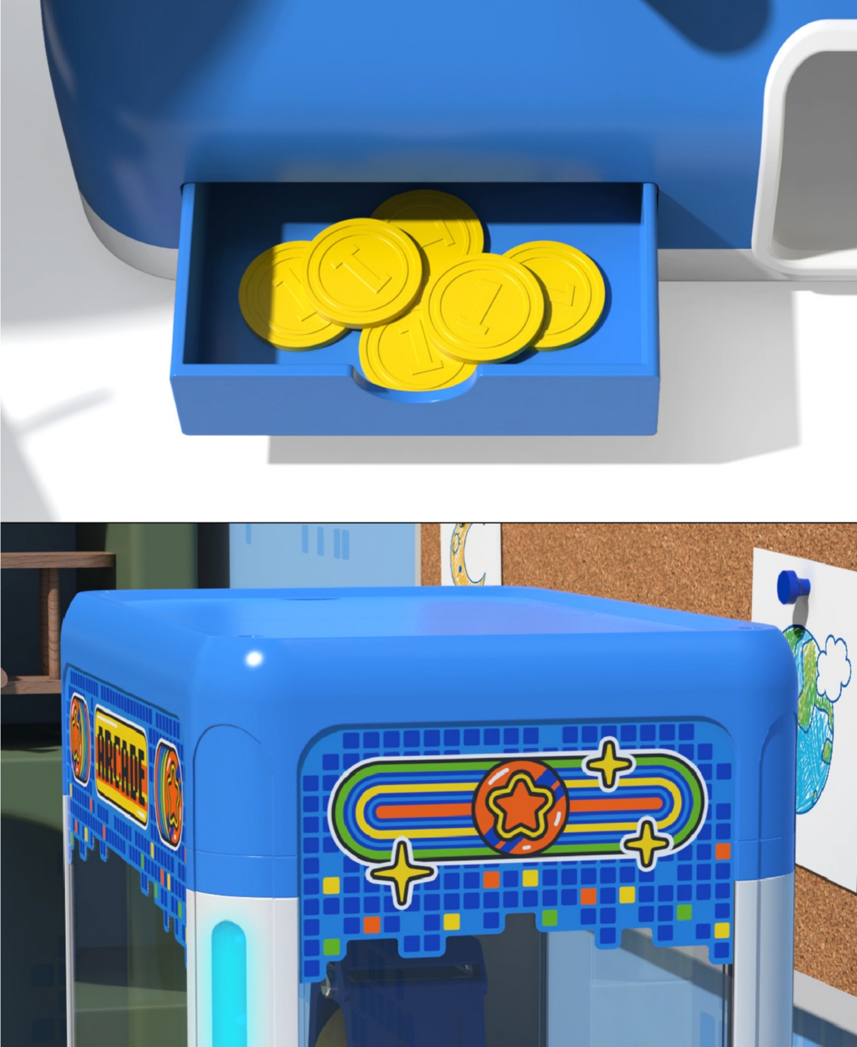 Geoffrey's Toy Box Arcade Claw Machine Ultimate Prize-winning Game In No Color