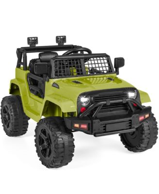 12V Kids Ride On Truck Car w/ Parent Remote Control, Spring Suspension, LED Lights
