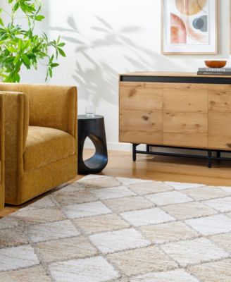 Delight Shag DEL-2306 5'3"x7' Area Rug