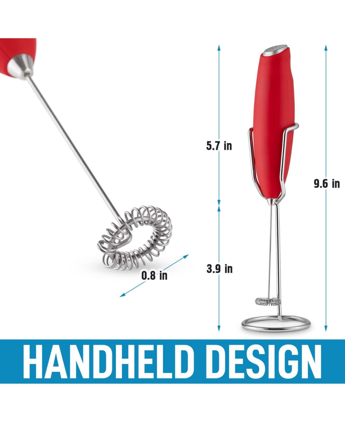 Milk Frother Pro With Holster Stand