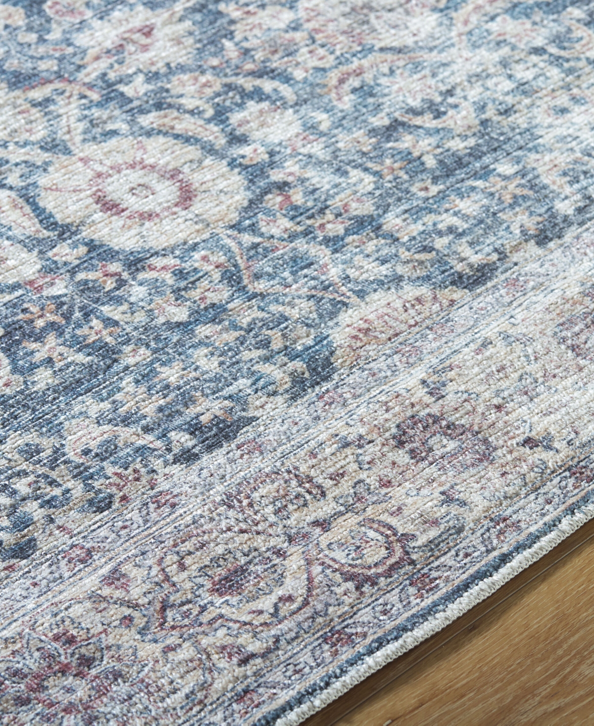 Livabliss Mary Vvmr-2300 3'10"x5'7" Area Rug In Beige,blue