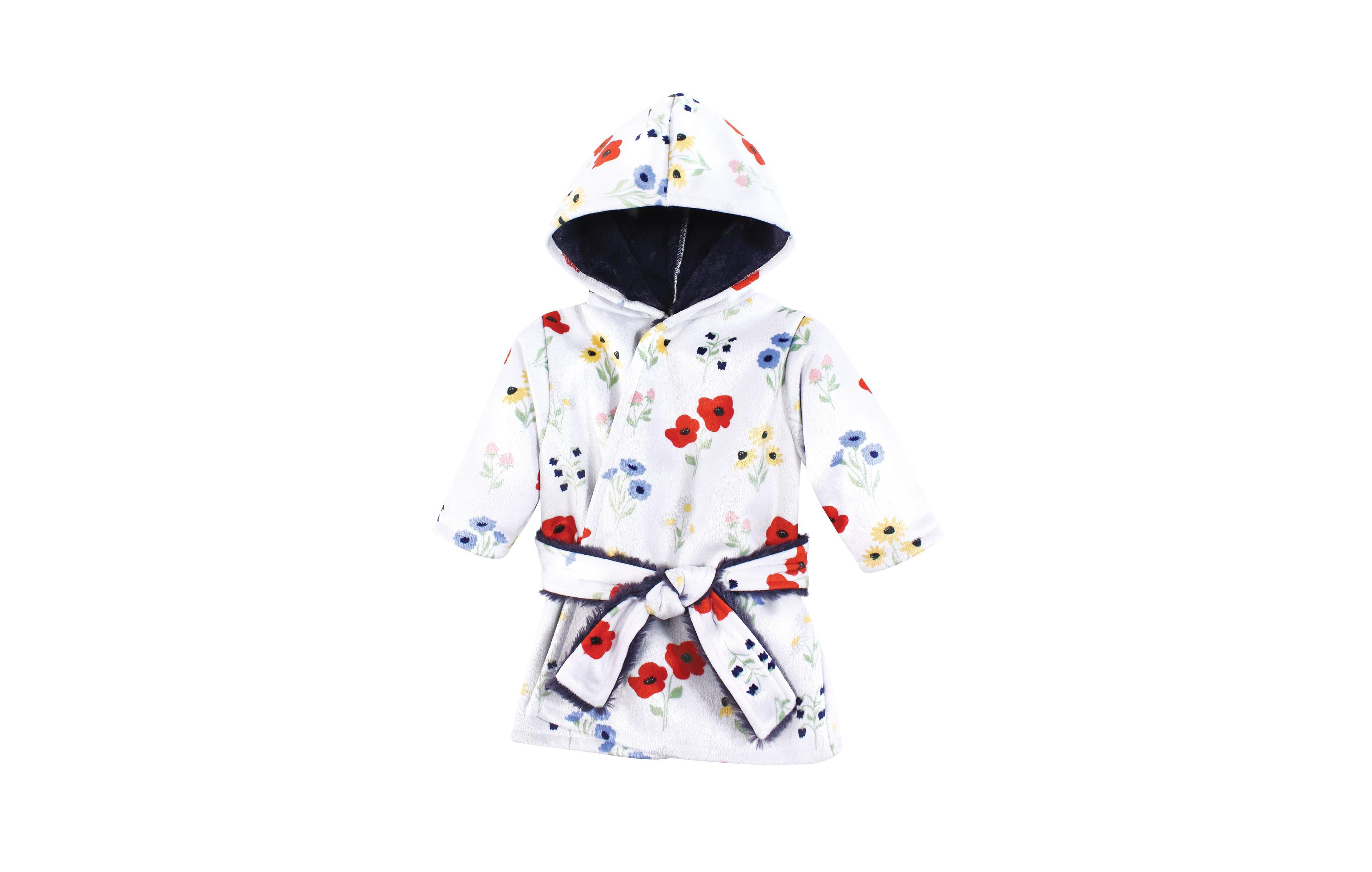 Hudson Baby Mink with Faux Fur Lining Pool and Beach Robe Cover-ups