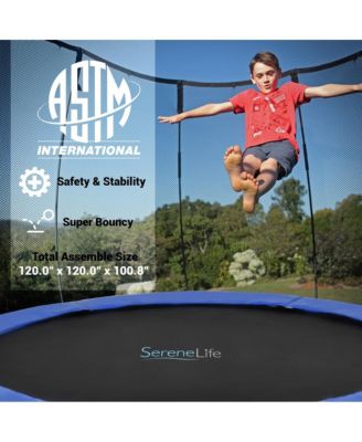 Outdoor Trampoline with Safety Net - 10ft