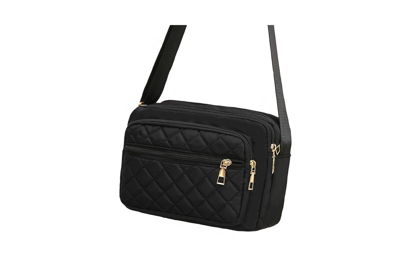 Женская сумка Nicci Ladies Nylon Quilted, цвет: Чёрный — фото 5