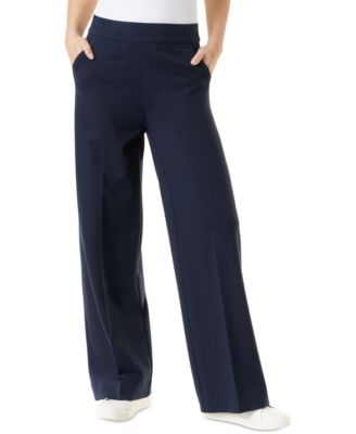 Women's Wide-Leg Ponte Pants