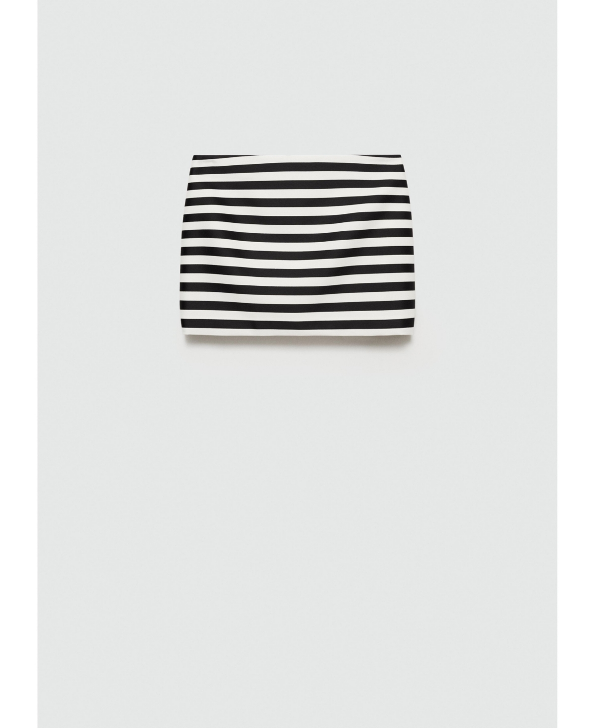 Mango Women's Striped Knitted Mini-Skirt