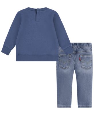 Baby Boys Mountain Crew Tee and Pants, 2-Piece Set