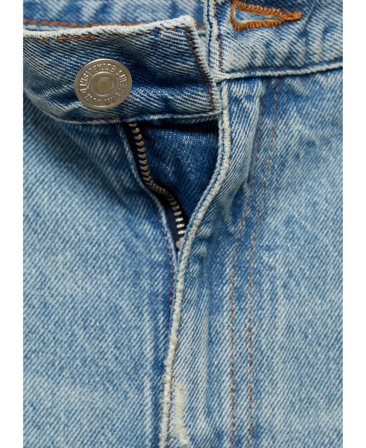 Mango Women's Frayed Hem Devin Wideleg Jeans