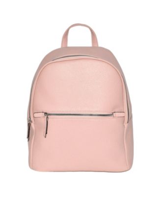 Backpack with front zipper pocket