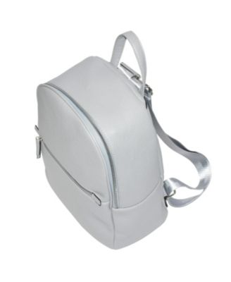 Backpack with front zipper pocket
