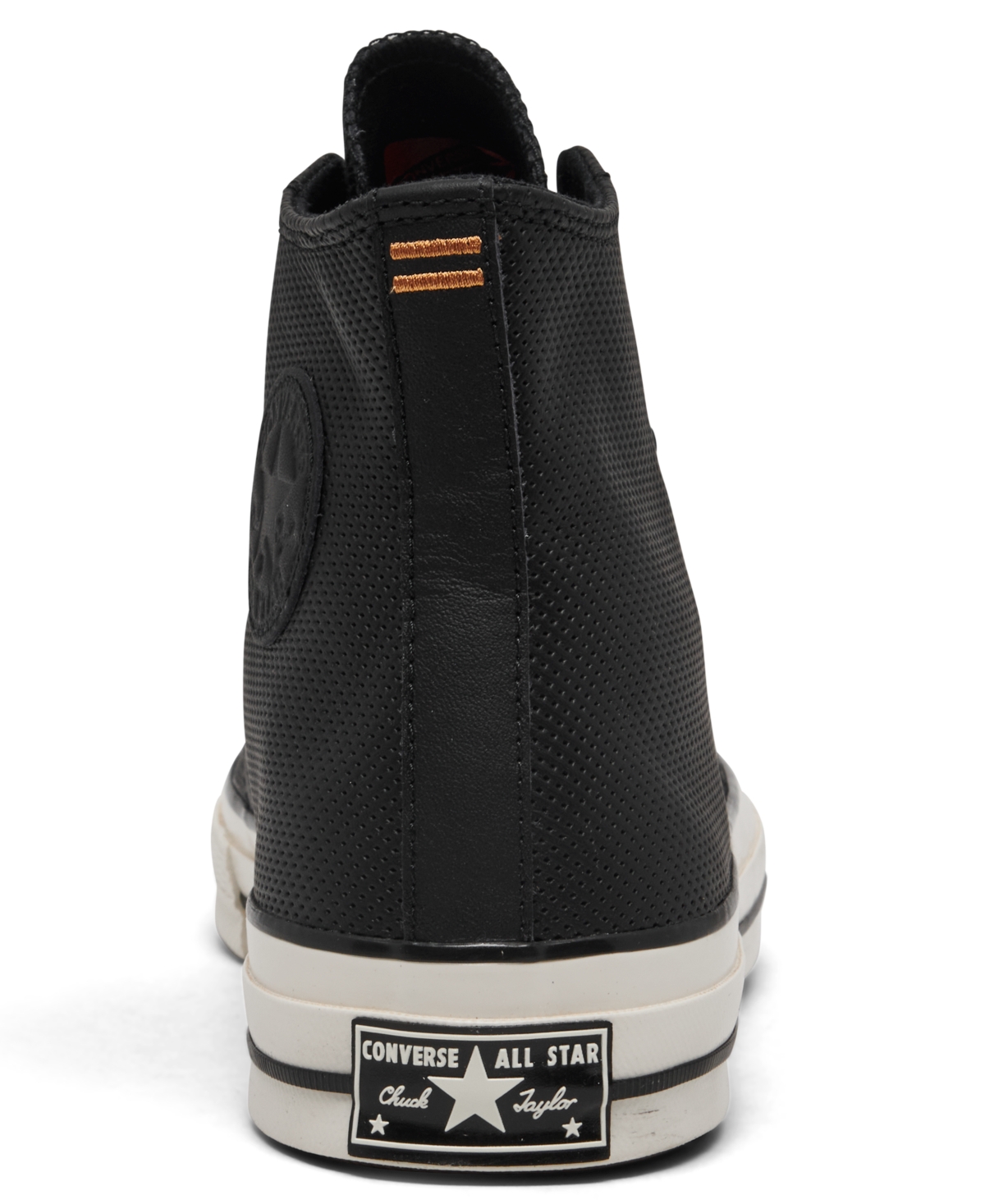 Converse Men's Chuck 70 Leather High Top Casual Sneakers from Finish Line -Ginger Snap