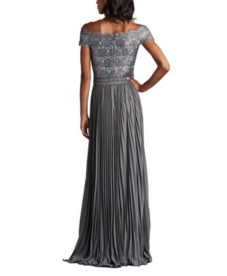 Women's Bode Sequin Embroidered Lace and Tulle Gown