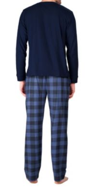 Men's Crew Neck Fleece Pajama Set