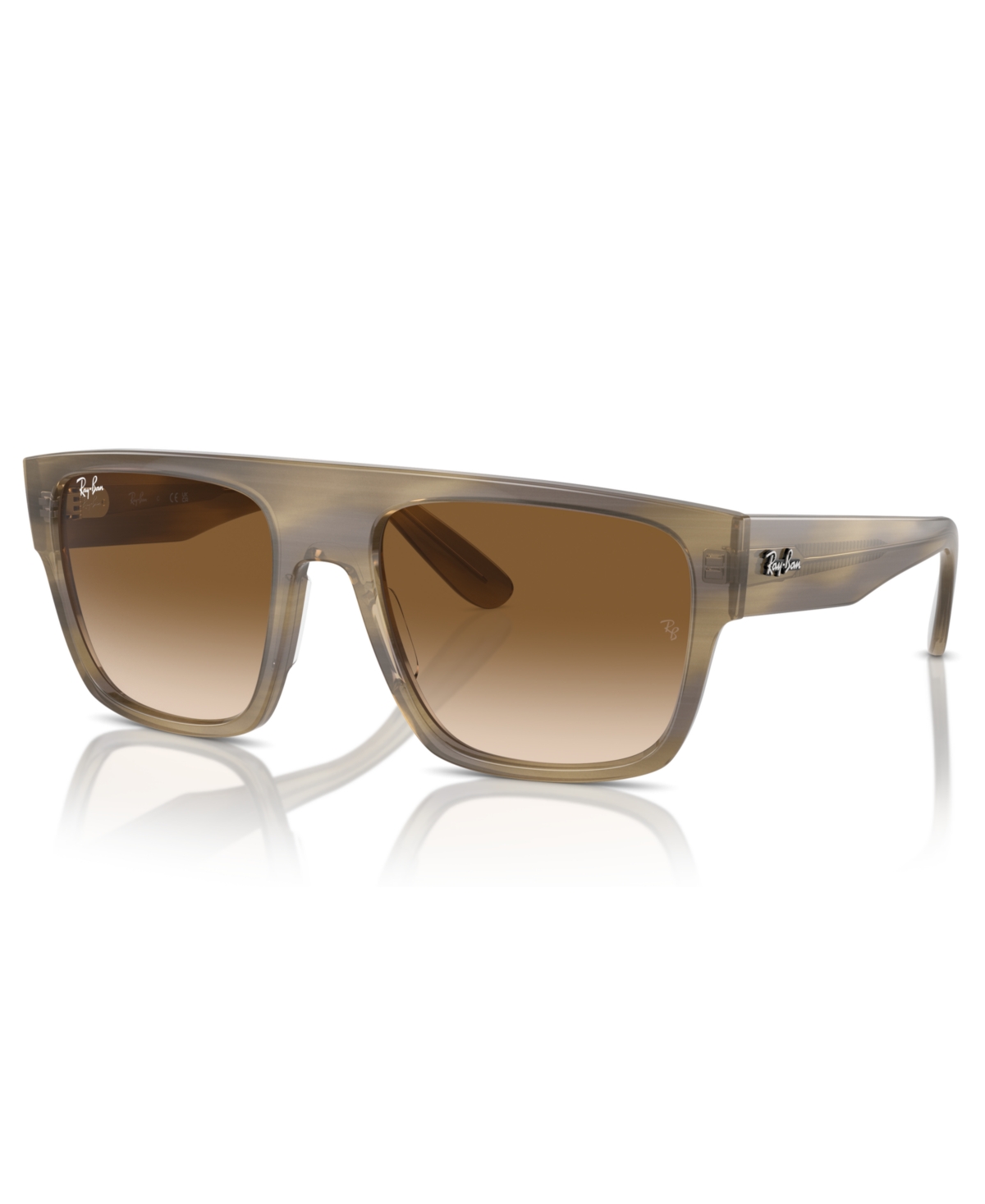 Ray Ban Ray-ban Womens Brown Rb0360s Drifter Square-frame Propionate Sunglasses In Brown