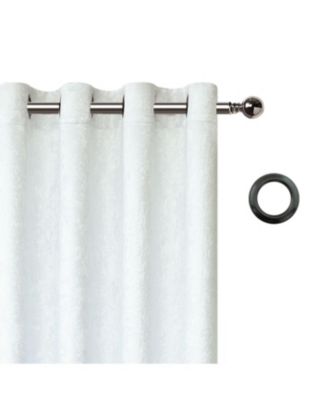 Modern Art Contemporary 2 Pack Light Filtering Grommet Top Curtains