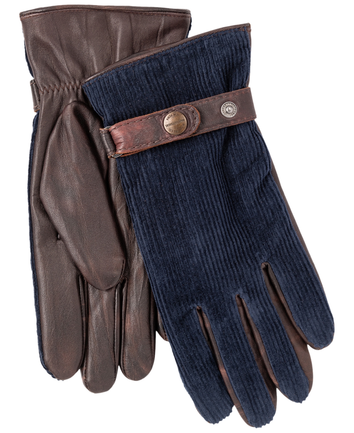 Polo Ralph Lauren Men's Corduroy Hybrid Glove In Aviator Navy