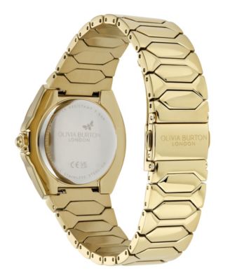 Women's Lustre Gold-Tone Stainless Steel Bracelet Watch 34mm