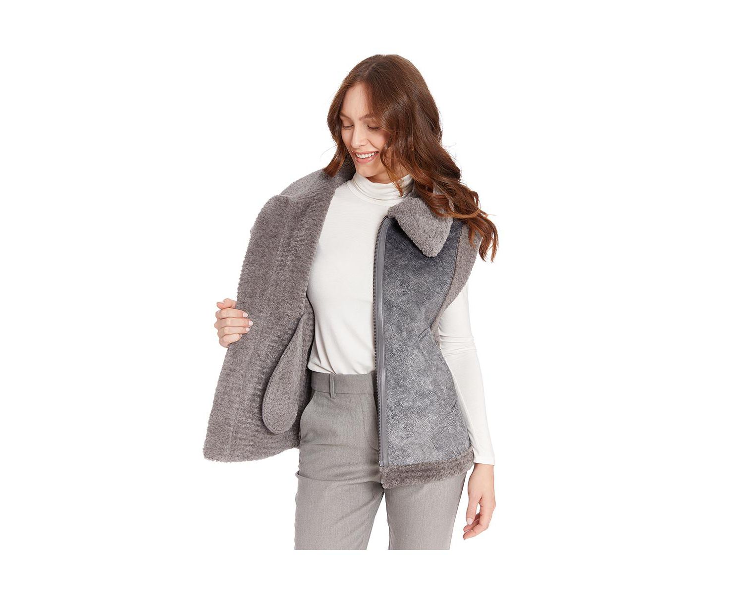 Women's Sarah Faux Shearling Vest