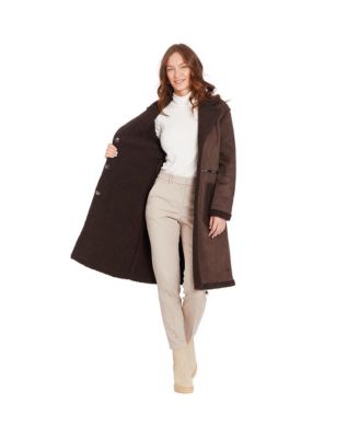 Women's Sharika Faux Shearling Coat