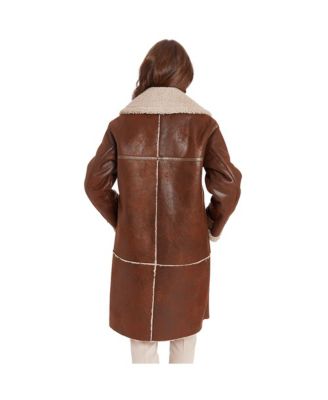 Women's Kimmy Long Faux Shearling Coat