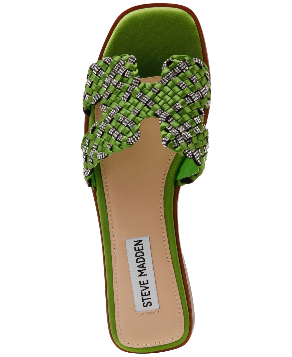 Steve Madden Women's Hadyn-rw Slide Sandals -Rhinestone