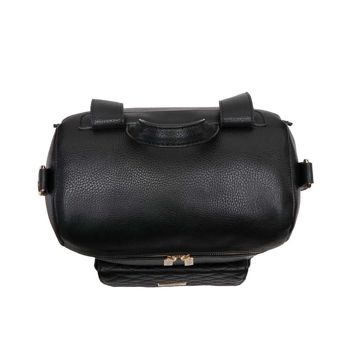 Luli Bebe Toddler Petit Monaco Diaper Bag Backpack, Made from Luxury Materials with Stylish Exterior, Spacious Interior for all Baby Products - Latte