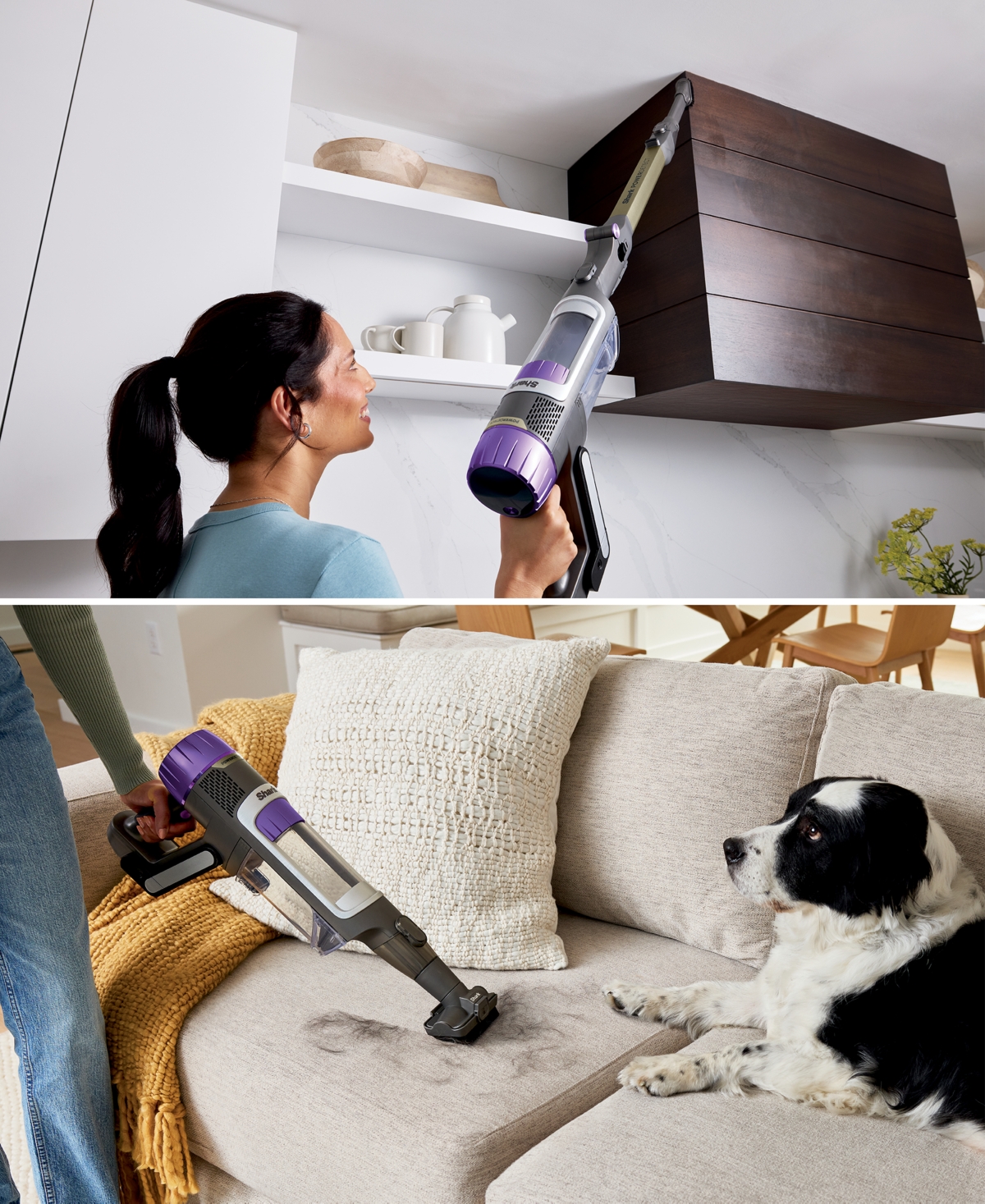 Shark Cordless Powerdetect Clean And Empty System Stick Vacuum In White