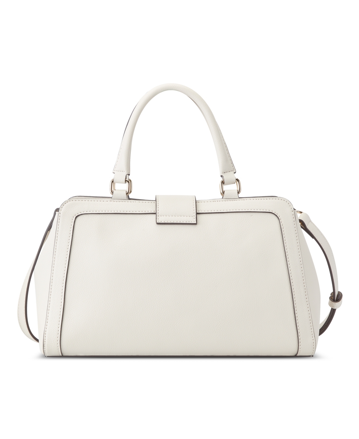 Shop Nine West Mylah Medium Satchel Bag In Milk