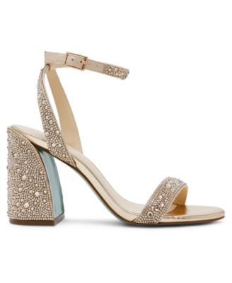 Women's Jet Block Heel Dress Sandals