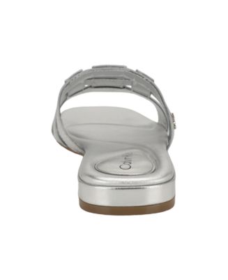 Women's Tessie Slip-On Square Toe Flat Sandals