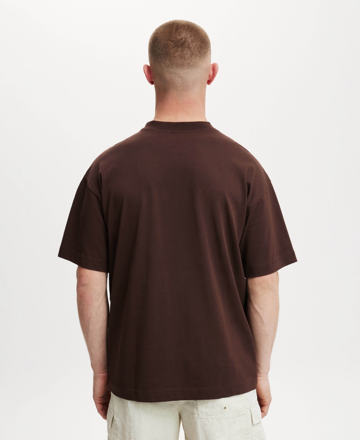 Cotton On Men's Box Fit College T-Shirt -District Track