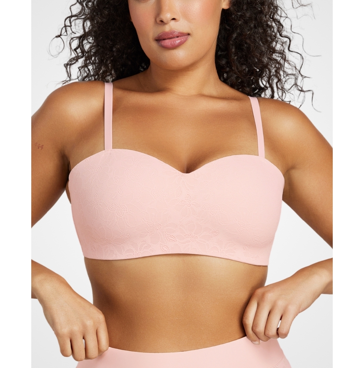Women's Soft Lace Balconette Foam Bra - Rosewood
