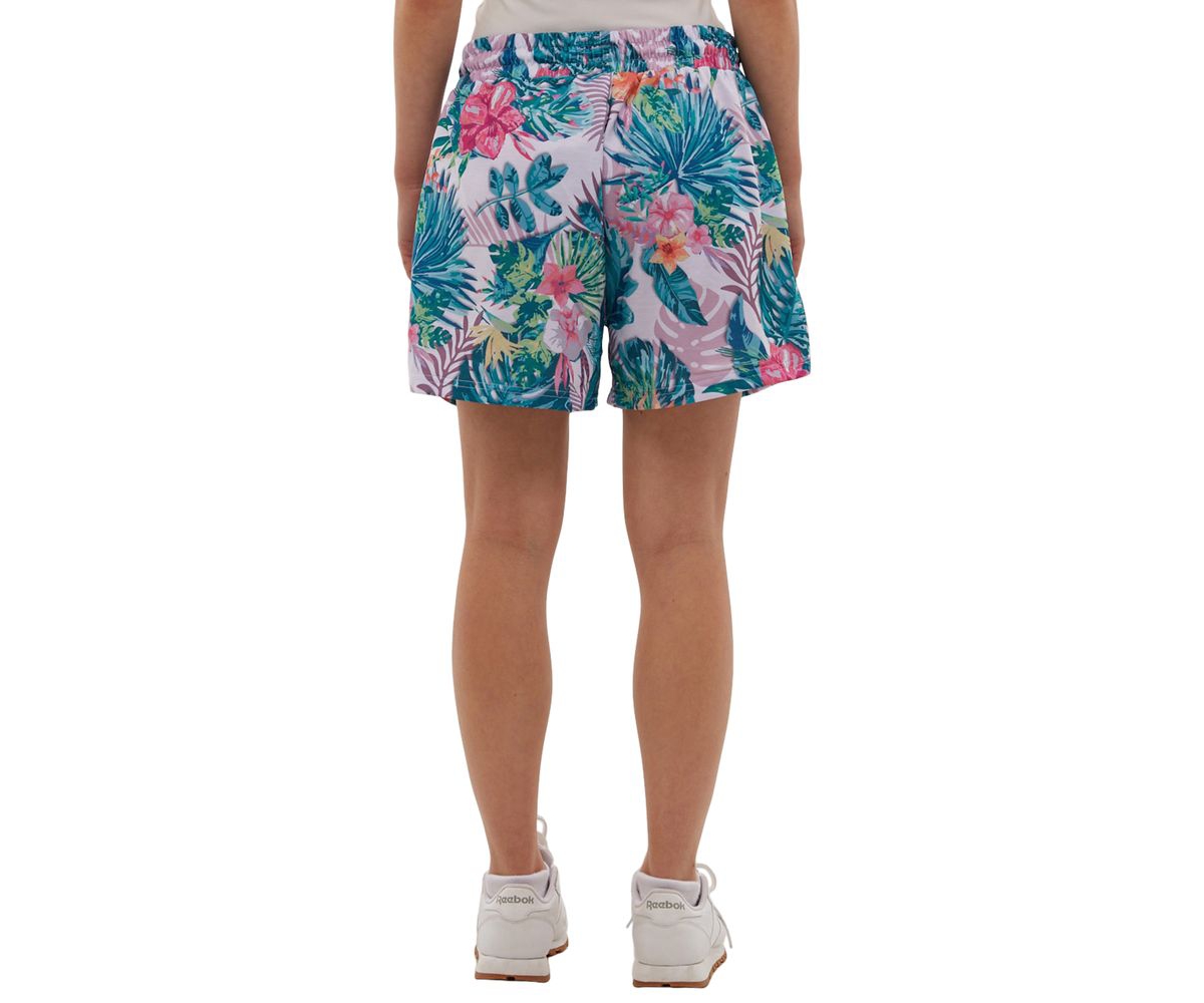 Bench Dna Women's Midmoor French Terry Printed Shorts