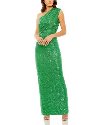 Women's Ieena Sequined Ruched One Shoulder Gown