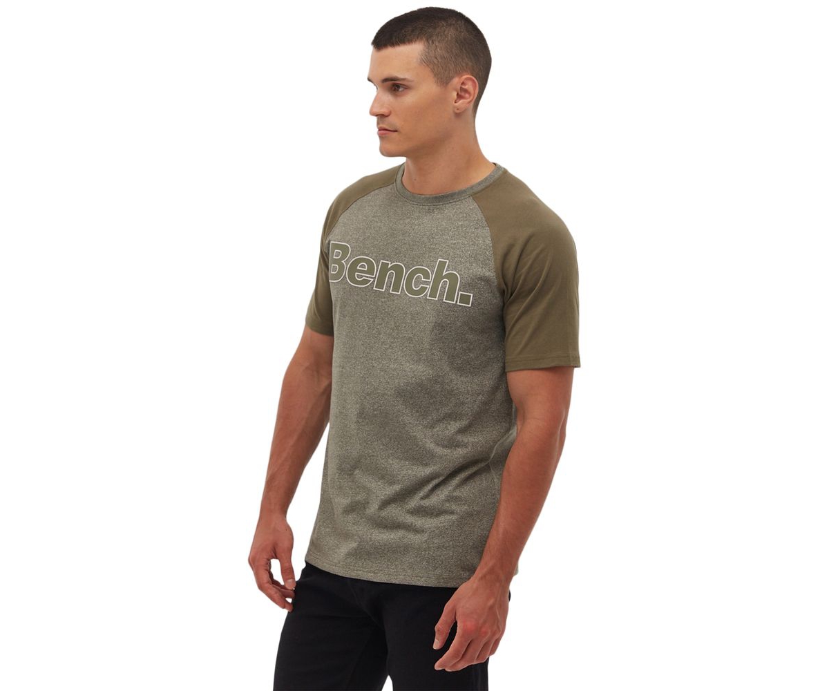 Bench Dna Men's Runcorn Colorblock Raglan Sleeve T-Shirt