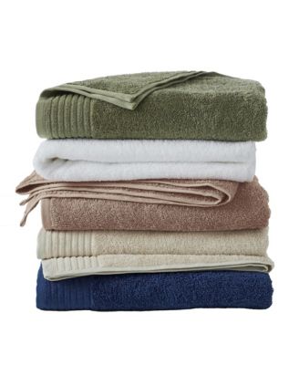 100% Featherspun Cotton Quick-Dry 6-Piece Bath Towel Set