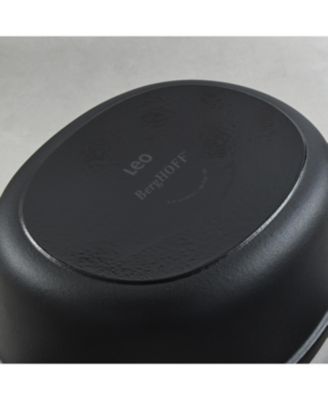 Leo Graphite 5qt. Enameled Cast Iron Oval Stockpot, 10.75"