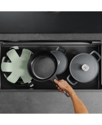 Leo Phantom 3pc Nonstick Ceramic Fry Pan Set, Recycled