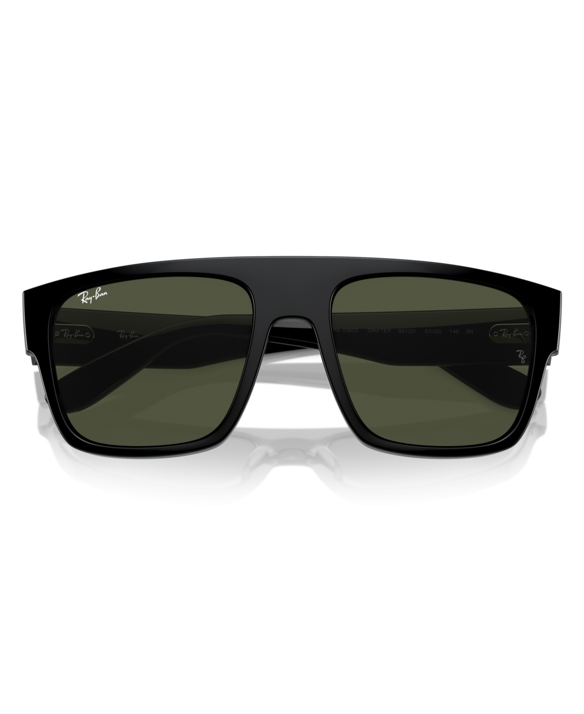 Ray Ban Unisex Drifter Sunglasses, Rb0360s In Black